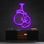 Boxing Gloves Neon Sign