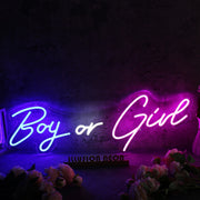 Boy Or Girl Custom Neon Sign