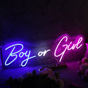 Boy Or Girl Custom Neon Sign