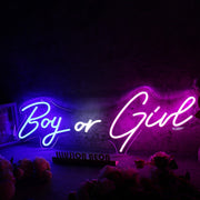 Boy Or Girl Custom Neon Sign