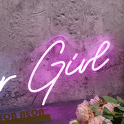 Boy Or Girl Custom Neon Sign