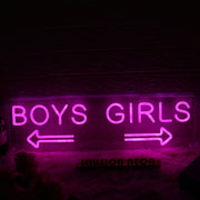 Boys' and girls' directions Neon Sign