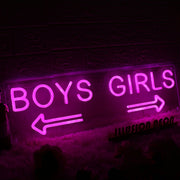 Boys' and girls' directions Neon Sign