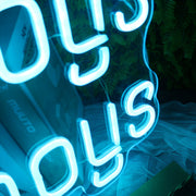 Boys Boys Boys Neon Sign