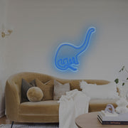 Brachiosaurus Dinosaur LED Neon Sign