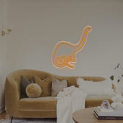 Brachiosaurus Dinosaur LED Neon Sign