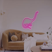 Brachiosaurus Dinosaur LED Neon Sign