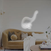 Brachiosaurus Dinosaur LED Neon Sign