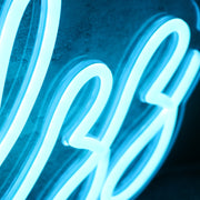 Brain Chillzz Blue Neon Sign