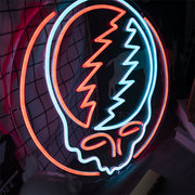 Break Skull Neon Sign