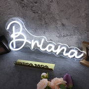 Briana White Neon Sign