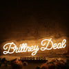 Brittney Deal Yellow Neon Sign