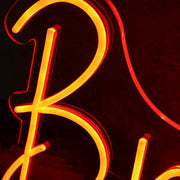 Brody Orange Neon Sign