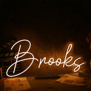 Brooks Neon Sign