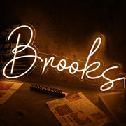 Brooks Neon Sign