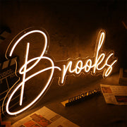 Brooks Neon Sign