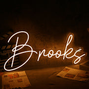 Brooks Neon Sign