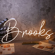 Brooks Neon Sign