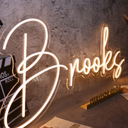 Brooks Neon Sign