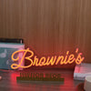 Brownie's Red Neon Sign