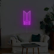 BTS Neon Sign