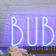 Bub's Blue Neon Sign