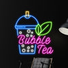 Bubble Tea Led Neon Sign Bubble Tea Led Sign Bubble Tea Coffee Wall Decor