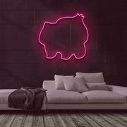 Bulbasaur Neon Sign