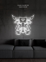 Bull Football Neon Sign