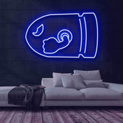 Bullet Bill Neon Sign