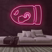 Bullet Bill Neon Sign