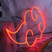 Buny Cloud Red Neon Sign