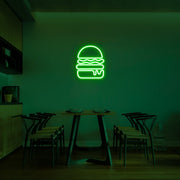 Burger Neon Sign