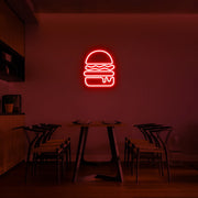 Burger Neon Sign