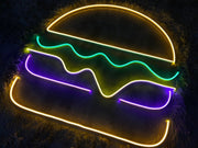 Burger V1 Neon Sign