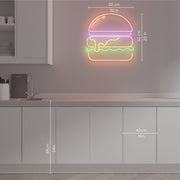 Burger V2 Neon Sign