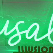 Busalime Green Neon Sign