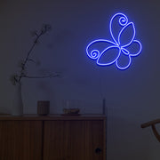 Butterfly Neon Sign Fashion Custom Neon Sign Lights Night Lamp Led Neon Sign Light For Home Party