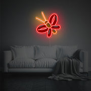 Butterfly Shaped Balloon LED Neon Acrylic Artwork