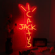 Cactus Jack Red Neon Sign