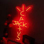 Cactus Jack Red Neon Sign