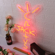 Cactus Jack Red Neon Sign