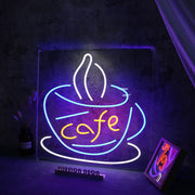 Cafe Logo Neon Sign