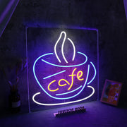 Cafe Logo Neon Sign