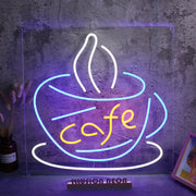 Cafe Logo Neon Sign