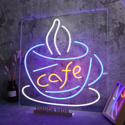 Cafe Logo Neon Sign