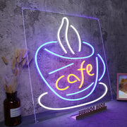 Cafe Logo Neon Sign