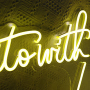 Cakecitowilk Luisa Neon Sign