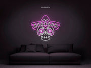 Calavera Neon Sign