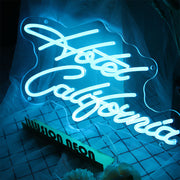 California Hotel Neon Sign